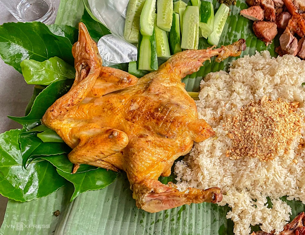 Gà nướng muối cheo - món phải thử một lần ở Phong Nha